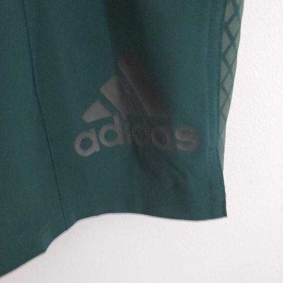 Adidas Men's Green Climalite Athletic Active Shorts Lightweight NWT Size Small - Picture 4 of 10